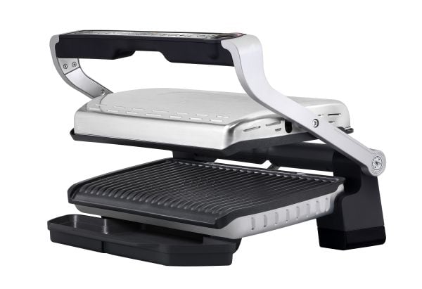 Tefal Optigrill XL GC724D, contact grill (brushed stainless steel / black, 2,000 watts)