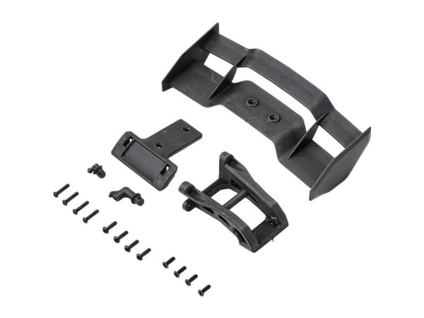 Reely 1:10 bakvinge og brakett svart (RE-7133427)