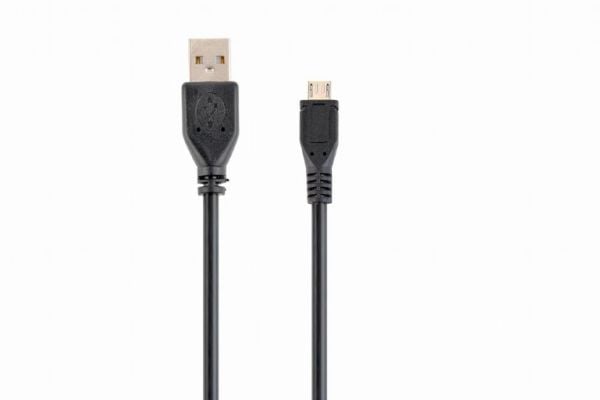 Cablexpert - USB-kaapeli - Micro-USB tyyppi B (uros) - USB (uros) - USB 2.0 - 10 cm - muotoiltu - musta