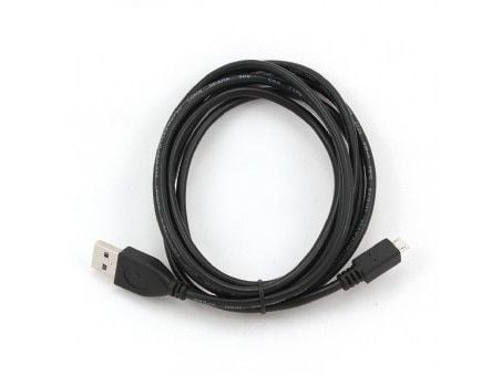 Cablexpert - USB-kaapeli - Micro-USB tyyppi B (uros) - USB (uros) - USB 2.0 - 10 cm - muotoiltu - musta