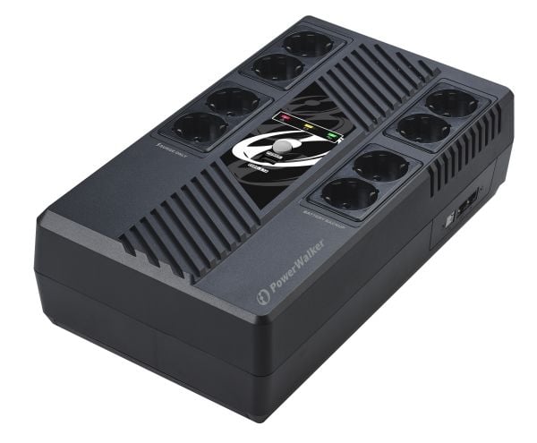 PowerWalker VI 600 MS FR, Interaktivt indgangsstik, 0,6 kVA, 360 W, Sine, 170 V, 280 V PowerWalker VI 600 MS FR, Interaktivt indgangsstik, 0,6 kVA, 360 W, Sine, 170 V, 280 V