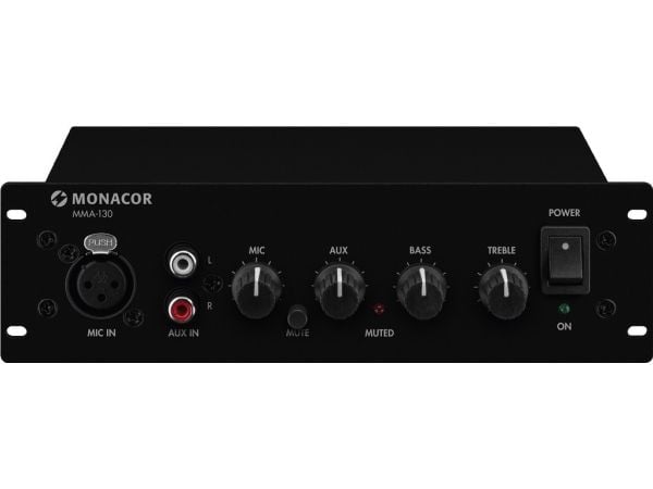 Monacor MMA-130 ELA-förstärkare 30 W 2-kanalig