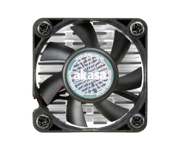 Akasa AK-210-BK, Kylare, 4 cm, 5000 RPM, 8,66 m³/h, Svart