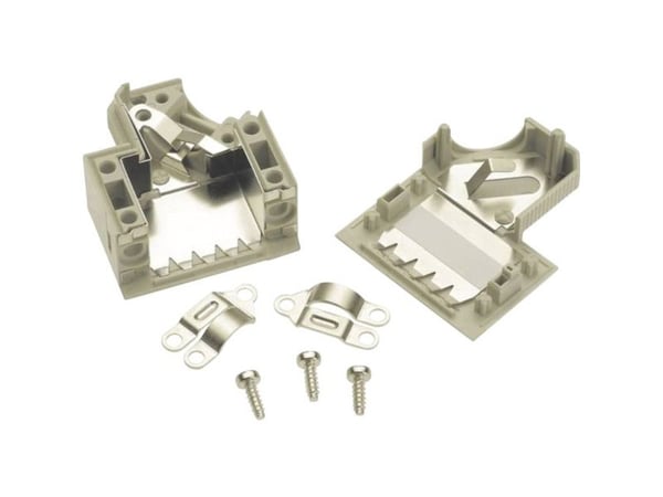 HARTING 09670500573 D-Sub polantall: 50 Plast, metallisert 45° grå 1 stk