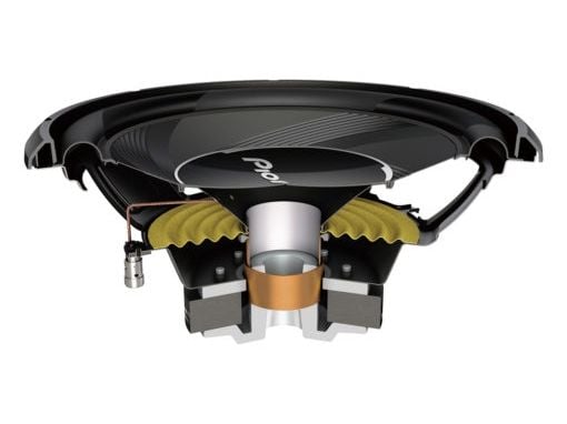 Pioneer TS-A300S4, 30,5 cm (12"), subwooferdriver, aktiv subwoofer, 1400 W, 4 ohm (O)