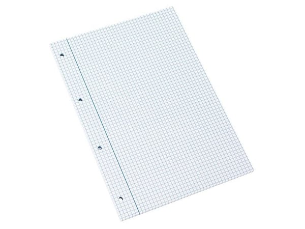 Blok Bantex A4 kvadreret med huller - (2 stk.)