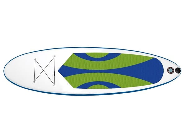Rest: CS Aqua SUP Board - Stand Up Paddleboard - 300x83x15 cm - Green/Blue