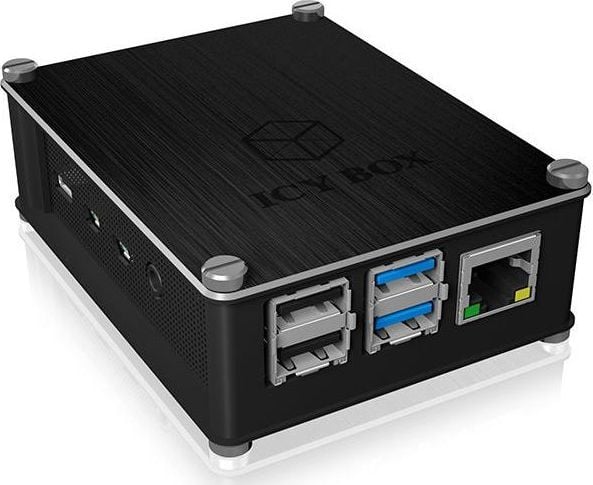 Icy Box beskyttelsesveske IcyBox beskyttelsesveske for Raspberry Pi 4 ekstern detaljhandel