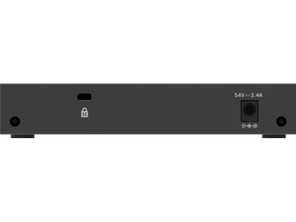 NETGEAR Plus GS305EPP - Switch - smart - 5 x 10/100/1000 (4 PoE+) - stasjonær, veggmonterbar - PoE+ (120 W)