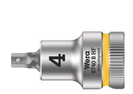 Wera 05003031001, Pistorasia, 3/8", Metrinen, 1 pää(t), 4 mm, Kromivanadiini-teräs