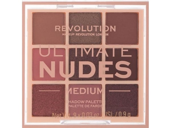 Makeup Revolution London Ultimate Nudes øyenskygger 8,1 g Medium