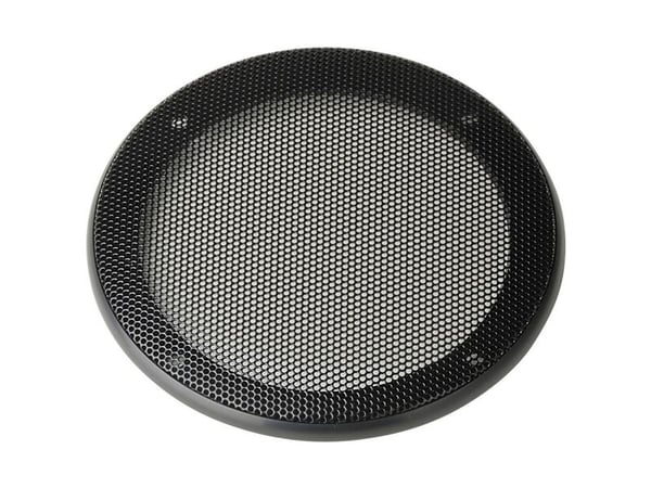 Visaton GITTER 10 R/134 OL, Hård grill, Svart, Metall, Rund