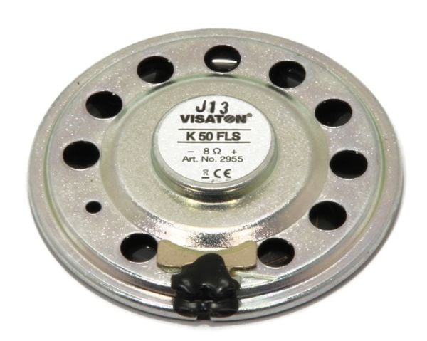 Visaton K 50 FLS, 1.0 kanaler, Ledningsført, 1 W, 350 - 20000 Hz, 8 ohm (O), Sort