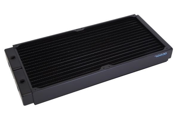 Alphacool 14350, Kjøleribbe, Stål, Sort, 200 mm, 440 mm, 48 mm