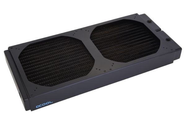 Alphacool 14350, Jäähdytin, Terästä, Musta, 200 mm, 440 mm, 48 mm