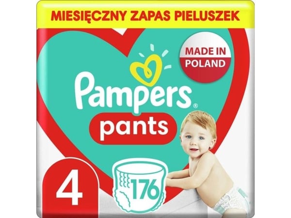 Pampers blöjbyxor strl 4, 9–15 kg, 176 st
