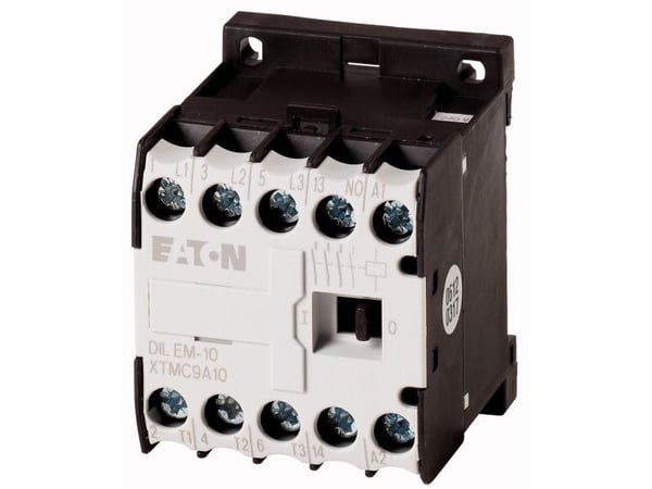 Eaton DILEM-10-G(12VDC), Kontaktori, Musta, Valkoinen, IP20, 45 mm, 52 mm, 58 mm