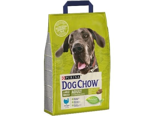 Purina DOG CHOW Large Breed Adult, Voksen, Kalkun, 14 kg