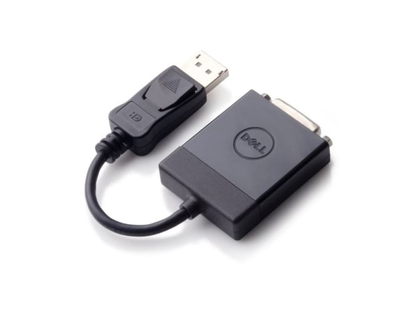 Dell DisplayPort to DVI Single-Link Adapter - videomuuntaja - DisplayPort - DVI - Dell 5414, 7214, 7414, 7510, 7710, T1650; OptiPlex 30XX, 3240, 50...