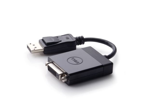 Dell DisplayPort to DVI Single-Link Adapter - videomuuntaja - DisplayPort - DVI - Dell 5414, 7214, 7414, 7510, 7710, T1650; OptiPlex 30XX, 3240, 50...