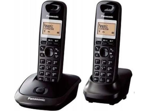 Panasonic KX-TG2512PDT - Trådløs telefon med anrops-ID - DECT\GAP + ekstra håndsett