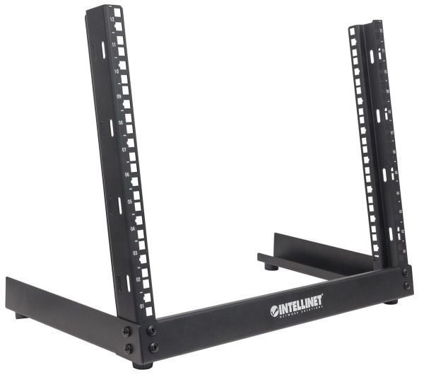 Intellinet 714747, Frittstående hylle, 12U, 3,4 kg, Svart