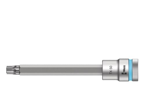 Wera 05003856001, Stikkontakt, 1/2", 1 hoder, T50, Kromvanadiumstål, Kromfarget
