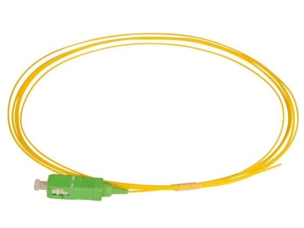 Lanview Easy Strip - Grisehale - SC/APC-enkeltmodus (hann) - 2 m - 0.9 mm - fiberoptisk - simpleks - 9 / 125 micron - G.652D/OS2