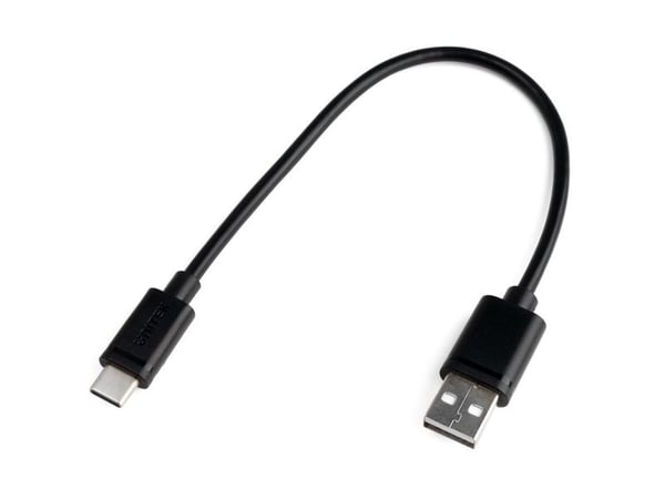 USB-kabel Unitek USB-A til USB-C 0,25 m svart (Y-C480BK)