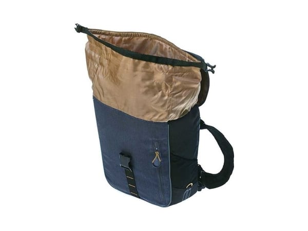 Basil Miles, Bakre, Sykkelveske, Polyester, Grå, 17 l, 5 kg