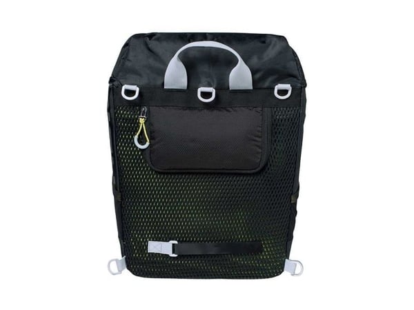 Basil Miles, Bakre, Sykkelveske, Polyester, Svart, 17 l, 5 kg