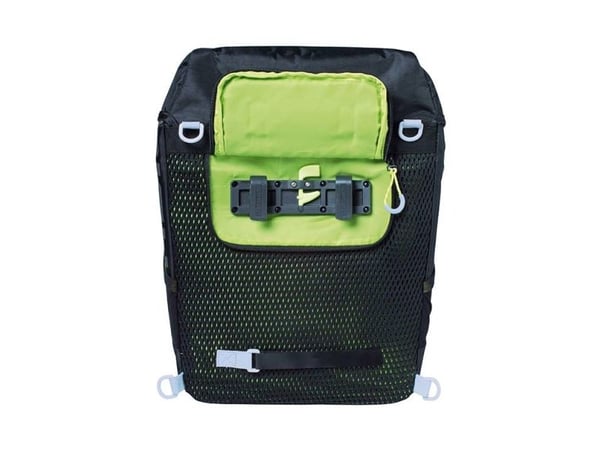 Basil Miles, Bakre, Sykkelveske, Polyester, Svart, 17 l, 5 kg