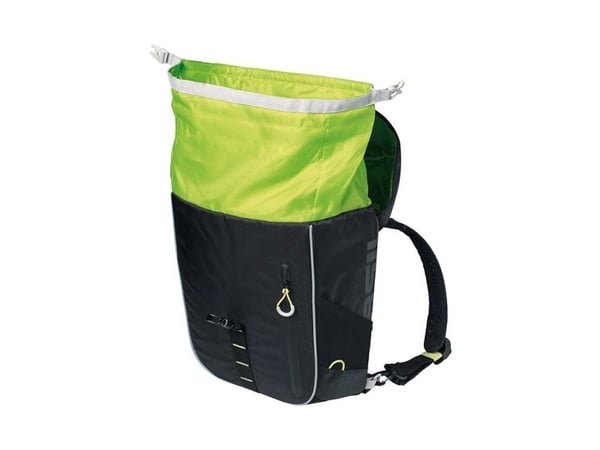 Basil Miles, Bakre, Sykkelveske, Polyester, Svart, 17 l, 5 kg