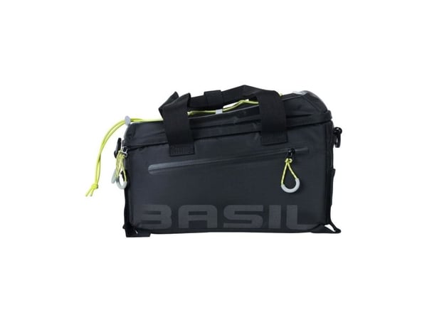Basil Miles, Bakre, Sykkelveske, Polyester, Svart, 7 l, 5 kg