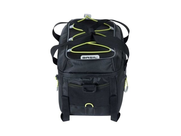 Basil Miles, Bakre, Sykkelveske, Polyester, Svart, 7 l, 5 kg