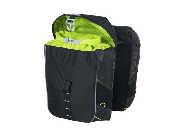 Basil Miles, Bakre, Sykkelveske, Polyester, Sort, 34 l, 10 kg