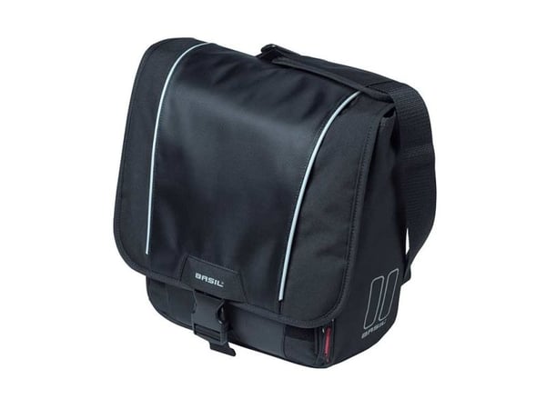 Basil Sport Design, Bakre, Sykkelveske, Polyester, Svart, 18 l, 5 kg