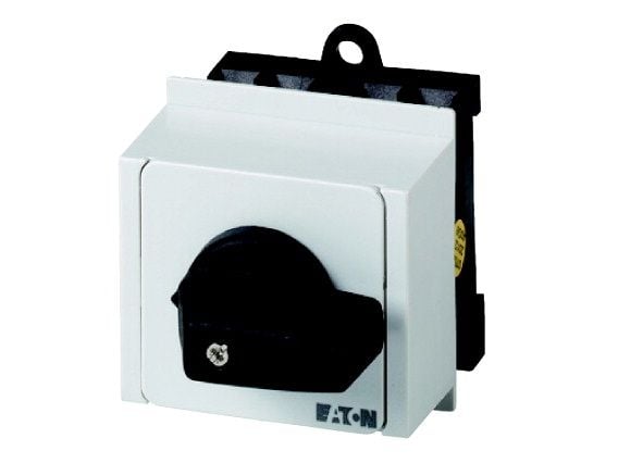Eaton T0-2-8211/IVS, Vipukytkin, 2P, Muovi, Musta, Valkoinen, IP30, 54 mm