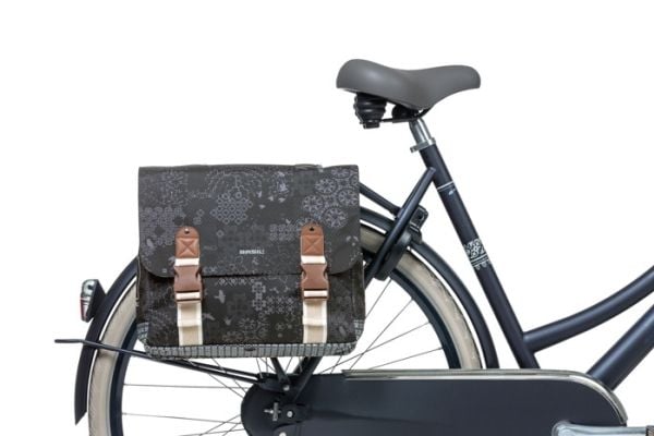 Basil Boheme, Bakre, Sykkelveske, Polyester, Sort, 35 l, 10 kg
