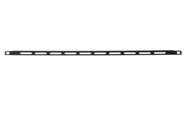 Lanview - Rack cable lacing bar (horisontal) - svart - 0.5U - 19"