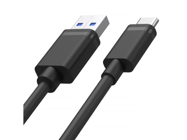 Unitek USB-A til USB-C-kabel 0,5 m svart (Y-C481BK)