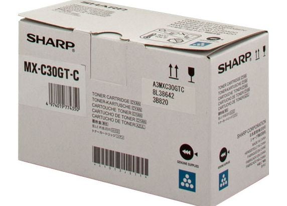 Sharp MXC30GTC - syaani - alkuperäinen - tonerpatron - Sharp MX-C250F, MX-C300W, MX-C301W, MX-C300F, MX-C301W