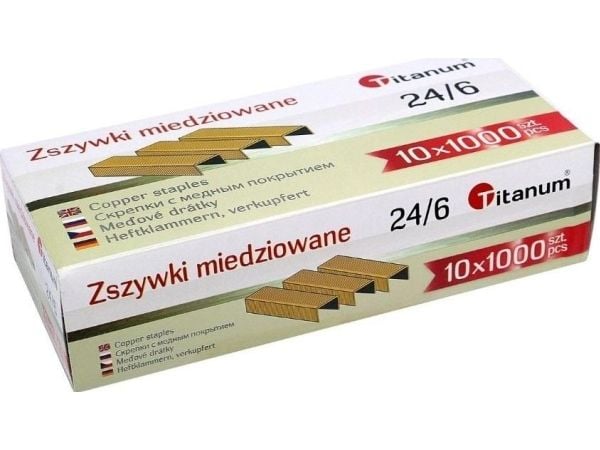 Titaanikupari niitit 24/6 1000kpl.