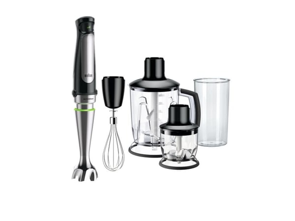 Braun Multiquick 7 MQ 7045X - Håndmikser - 1 kW - rustfritt stål / svart
