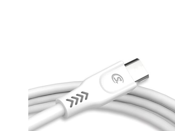 Somostel USB CABLE USB TYPE-C 3.1A WHITE 3100MAH QUICK CHARGER QC 3.0 1.2M POWERLINE SMS-BT09 ECL SMS-BT09 B