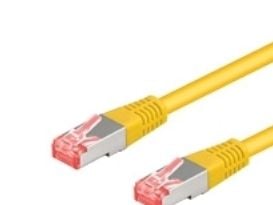 DIGITUS - Patch-kabel - RJ-45 (hane) till RJ-45 (hane) - 2 m - SFTP - CAT 6a - startad, halogenfri, hakfri - gul