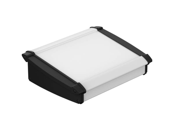 Bopla ATPH 1865-0200 ALU-TOPLINE_SET Työpöytäkaappi 181,2 x 200 x 68,2 Alumiini, ABS Luonnonväri, musta (RAL 9005) 1 kpl