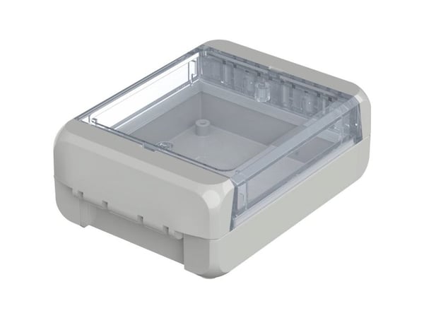 Bopla B 100804 PC-V0-G-7035 Bocube Gehäuse 96022145 Ulkokaappi 113 x 80 x 40 Polykarbonaatti V0 Harmaa-valkoinen (RAL 7035) 1 kpl