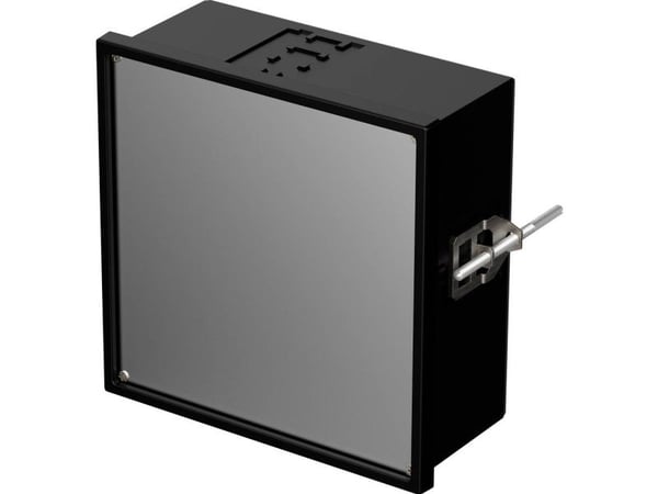 Bopla NGS 9806 UNINORM-EINSCHUBG Kotelo ohjauspaneelin asennukseen 144 x 144 x 64 Musta (RAL 9005) 1 kpl