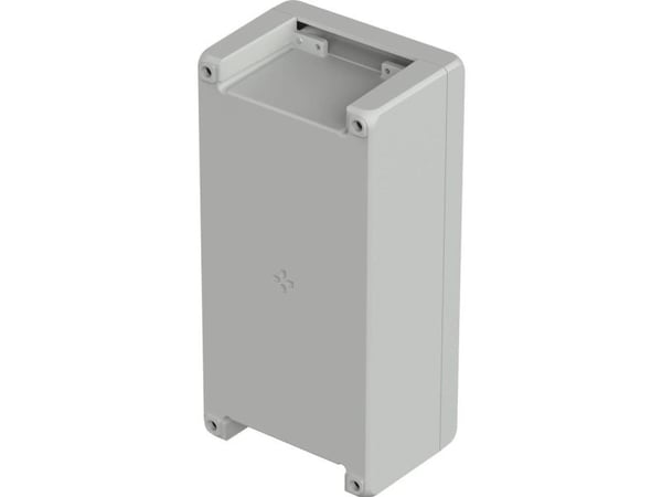 Bopla BA-S 241309 F Bocube Alu Gehäuse 7035 00165235 Industrikabinet 259 x 128 x 90 Alumiini Gråhvid (RAL 7035) 1 stk